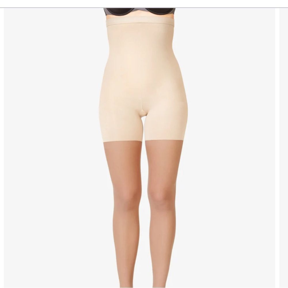 Spanx High Waisted Mid Thigh Shorts